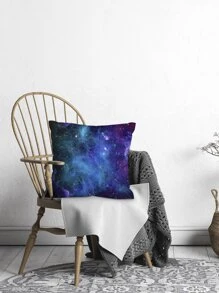 Galaxy Print Cushion Cover Without Filler - Multicolor - View 5