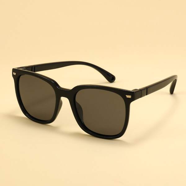

Toddler Kids Square Frame Sunglasses, Black