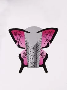 Hộp đựng giấy hình trụ màu đỏ hồng 100 chiếc dụng cụ tạo hình nối dài bằng giấy trị liệu bằng ánh sáng phù hợp cho phụ nữ và trẻ em gái, Đồ dùng làm móng, Dụng cụ làm móng, Dụng cụ nghệ thuật làm móng, Trở lại trường, Móng tay, Dụng cụ làm móng để dán móng tay - Màu Hồng Tươi - Xem 4