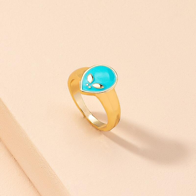 

Alien Design Ring, Gold