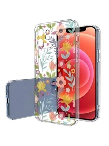 Ốp lưng điện thoại trong suốt họa tiết hoa mùa hè, tương thích với iPhone 11, 13, 14 Pro Max. Đây là phiên bản quốc tế, không phải phiên bản nội địa. - Trong sáng - Xem 2