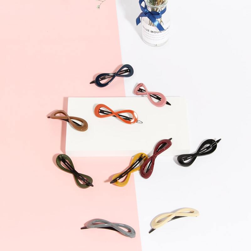 

10pcs Hollow Out Hair Clip, Multicolor