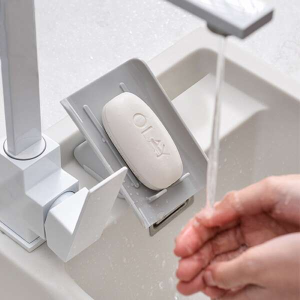 

1pc Random Color Soap Holder, Multicolor