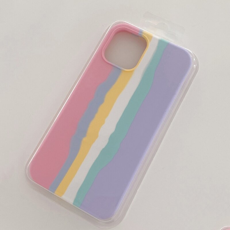 

Rainbow Striped Phone Case, Multicolor