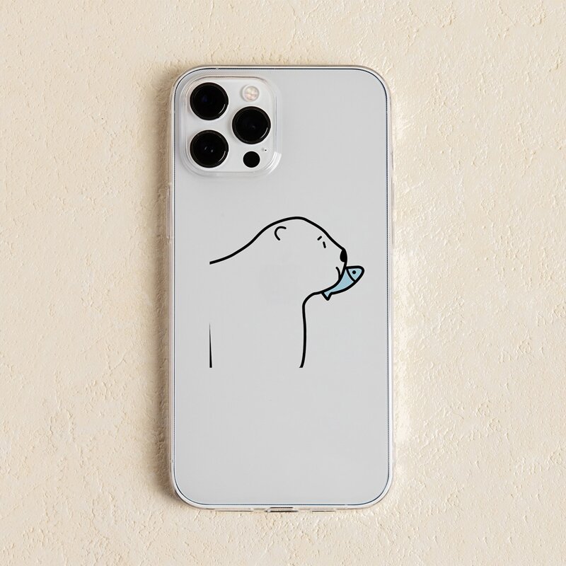 

Cartoon Graphic Phone Case, Multicolor
