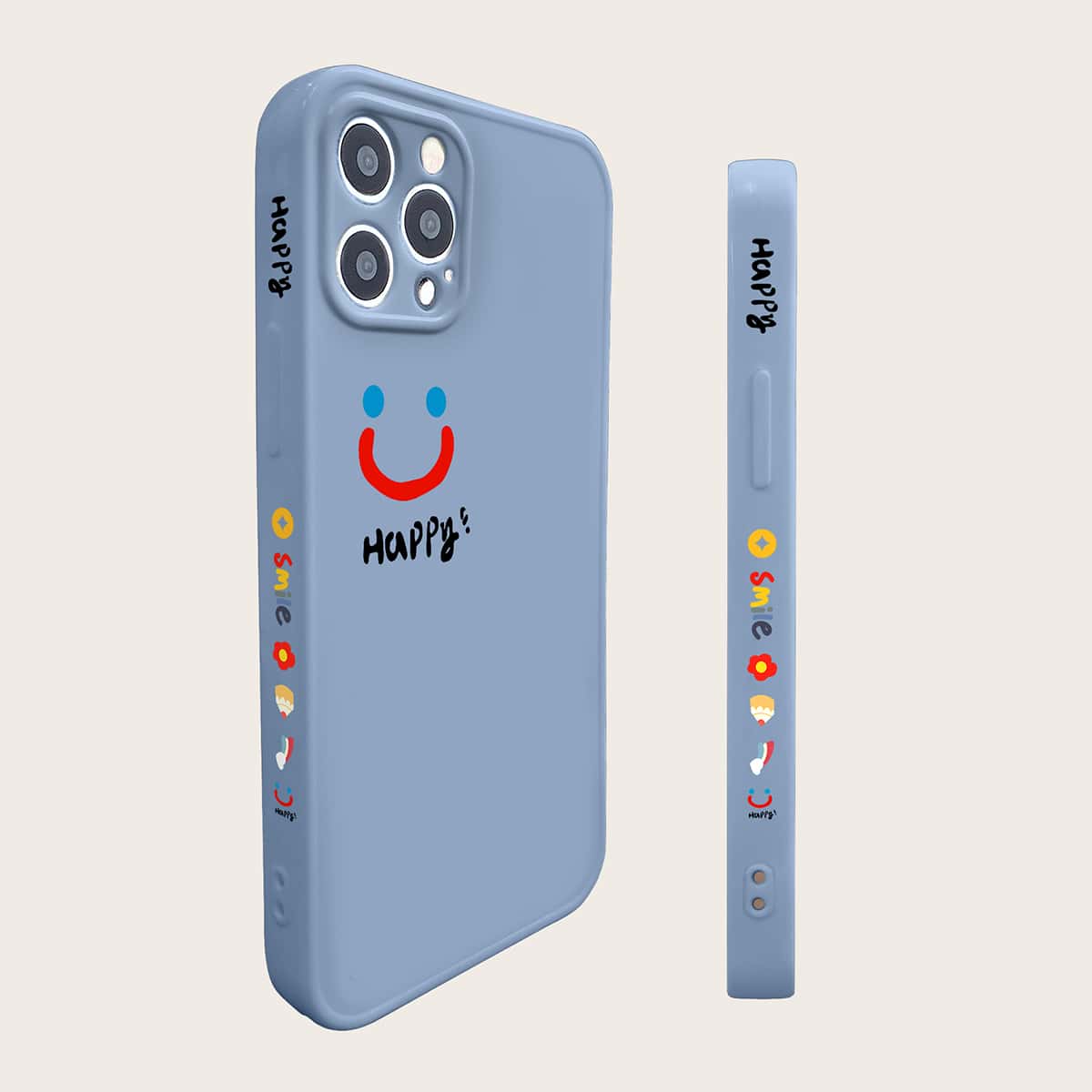 

Cartoon Graphic Phone Case, Multicolor