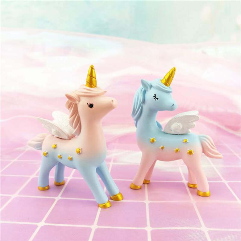 

1pc Unicorn Shaped Art Decoration, Multicolor
