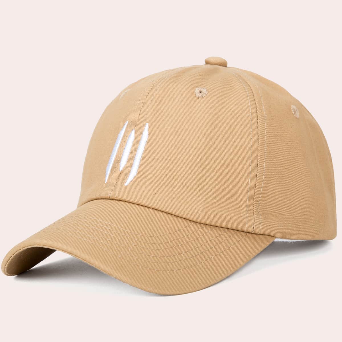 

Guys Graphic Embroidery Baseball Cap, Camel