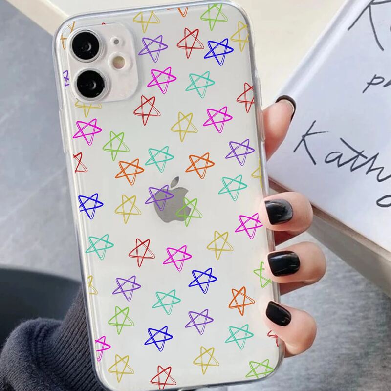 

Star Pattern Phone Case, Multicolor