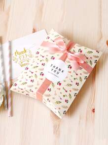 10pcs Flower Print Candy Box - Multicolor - View 1