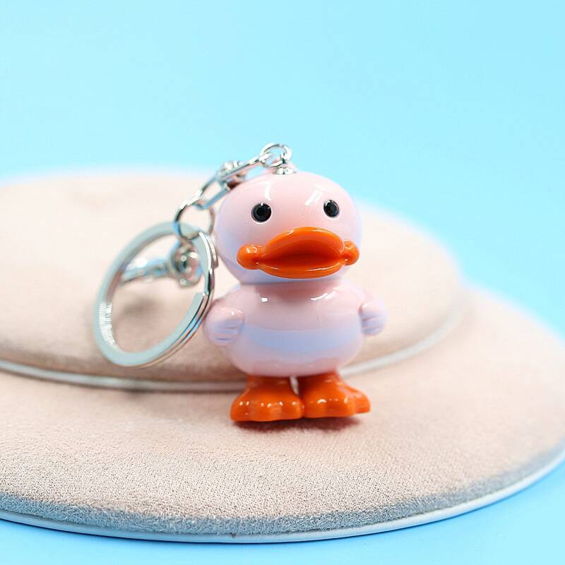 

Duck Design Bag Charm, Pink