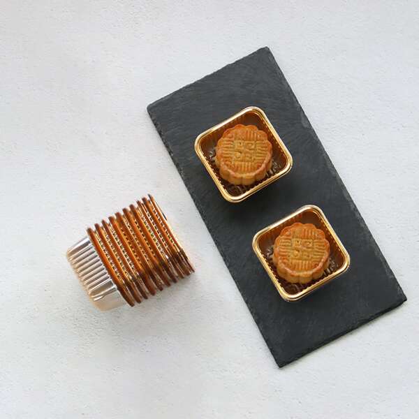 

100pcs Mooncake Bottom Base, Gold