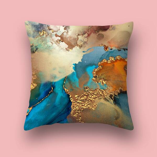 

Graphic Print Cushion Cover Without Filler, Multicolor