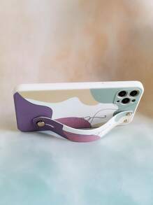 Ốp Điện Thoại Có Dây Đeo Khối Màu Ốp Điện Thoại Có Dây Đeo Tay Tương Thích Với IPhone15/15Plus/15Pro/15Promax - Nhiều màu - Xem 2