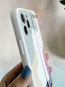 Ốp Điện Thoại Có Dây Đeo Khối Màu Ốp Điện Thoại Có Dây Đeo Tay Tương Thích Với IPhone15/15Plus/15Pro/15Promax - Nhiều màu - Xem 5