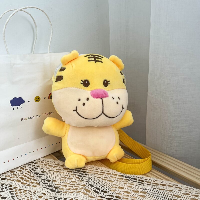 

Cartoon Tiger Crossbody Bag, Yellow