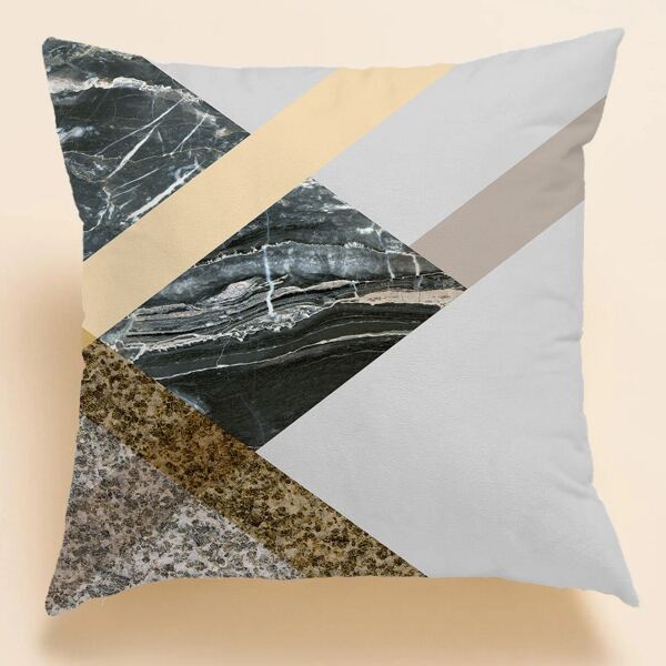 

Graphic Print Cushion Cover Without Filler, Multicolor