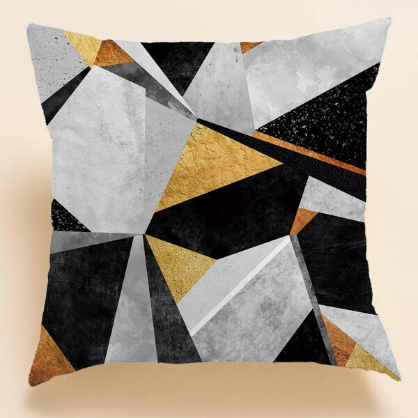 

Geometric Cushion Cover Without Filler, Multicolor
