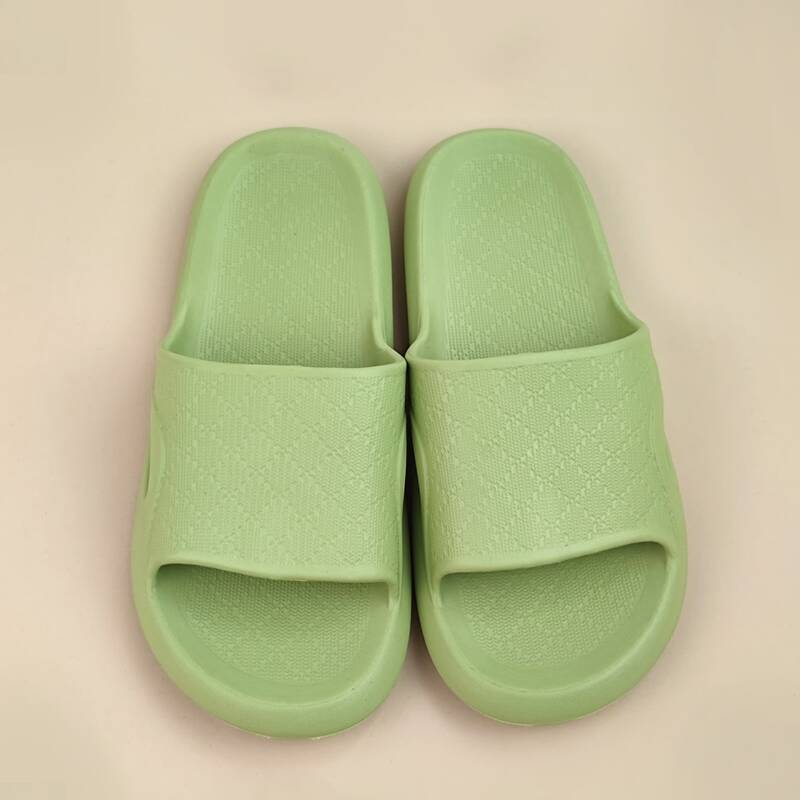 

Minimalist Textured Cut Out Slides, Green