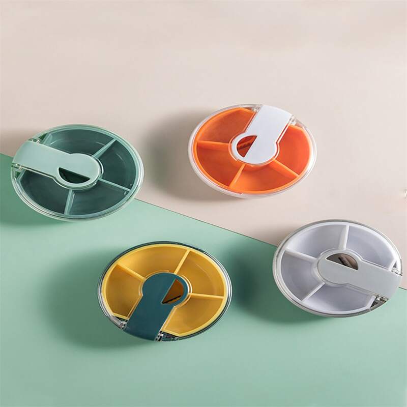 

1pc Random Color Pill Storage Box, Multicolor