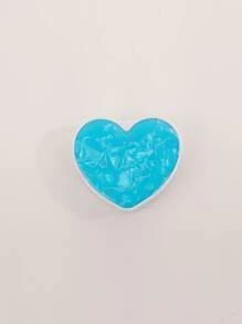 Heart Shaped Pop-out Phone Grip - Blue - View 4