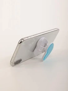 Heart Shaped Pop-out Phone Grip - Blue - View 6