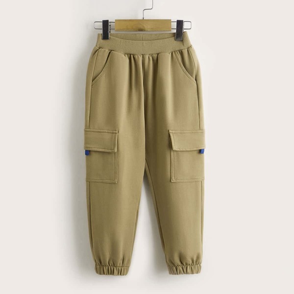 

Toddler Boys Slant Pocket Sweatpants, Khaki