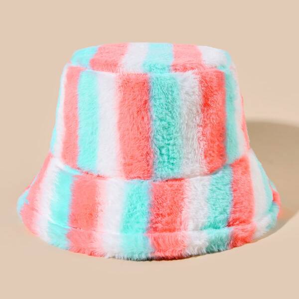 

Fluffy Bucket Hat, Pink