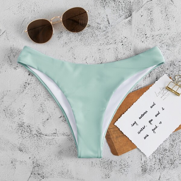 

Plain Bikini Panty, Mint green