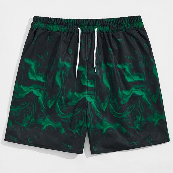 

Guys Graphic Print Shorts, Multicolor