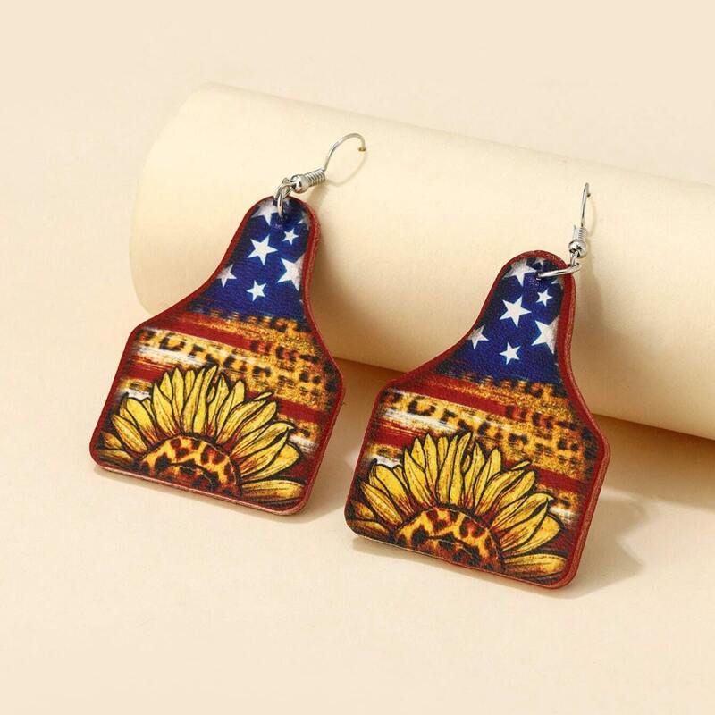 

Sunflower Drop Earrings, Multicolor