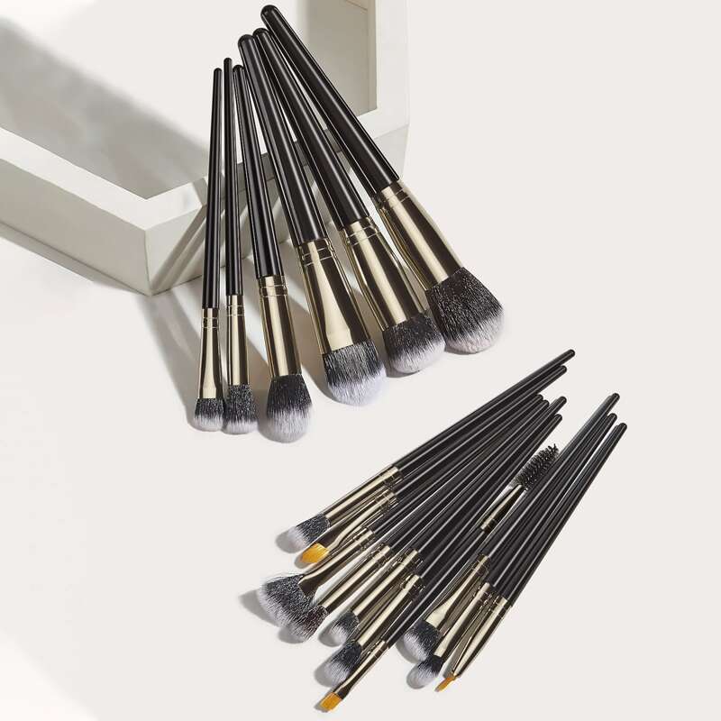 

16pcs Makeup Brush Set, Black