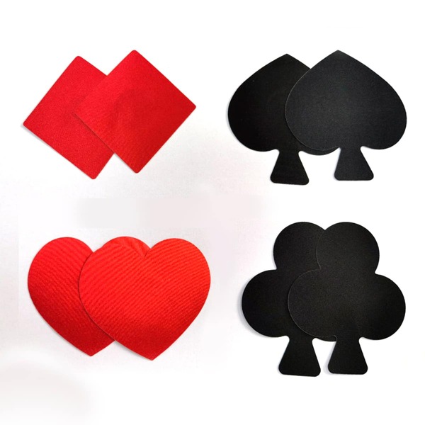 

4pairs Nipple Cover Set, Multicolor