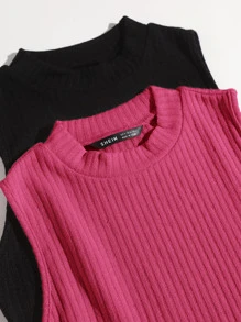 SHEIN EZwear Two-Piece Set Women Tank Tops & Camis - Multicolor - View 4