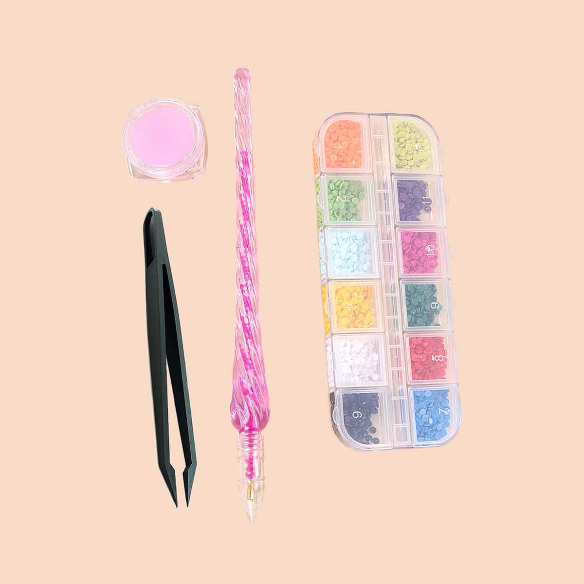 

1set Diamond Painting Tool, Multicolor