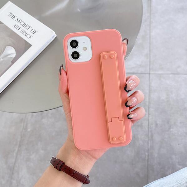 

Solid Wristband Phone Case, Pink