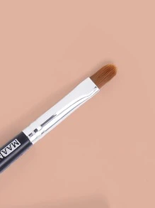 1入組唇刷彩妝柔軟纖維唇部筆金屬帶帽子保護化妝品化妝刷彩妝產品女士彩妝