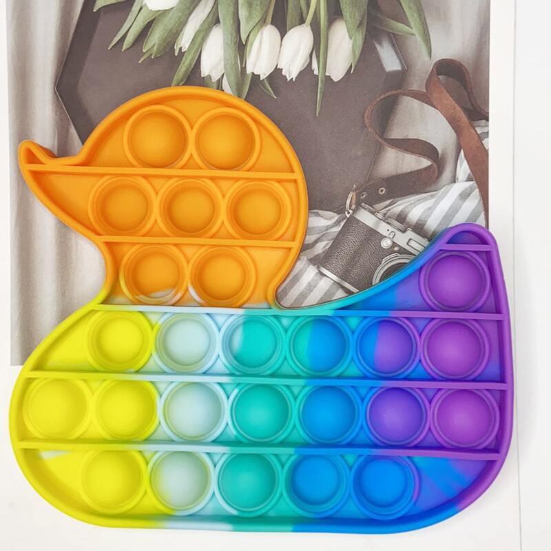 

Duck Shaped Push Pop Bubble, Multicolor