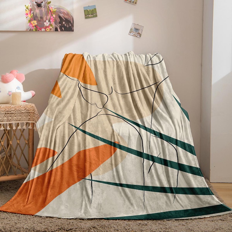

Abstract Figure Graphic Blanket, Multicolor