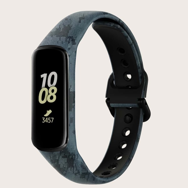 

2 в 1 чехол и графический ремешок для часов для Samsung Galaxy Fit, Многоцветный