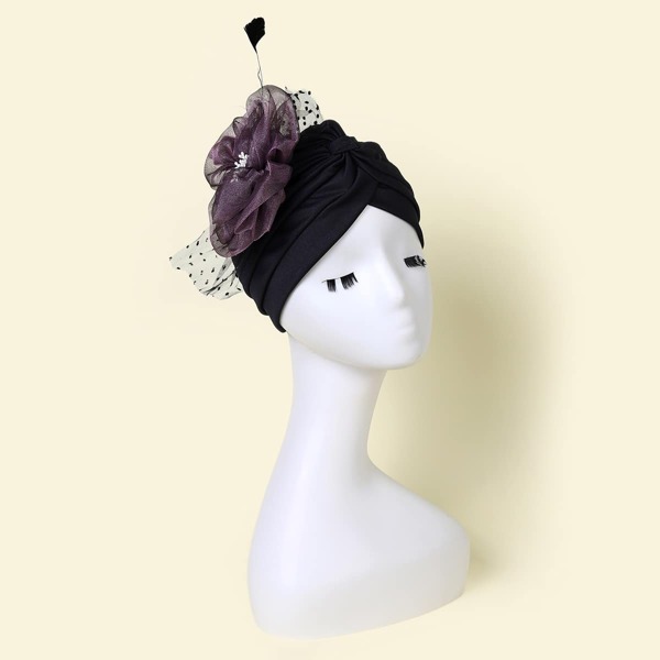 

Flower Decor Head Wrap, Multicolor
