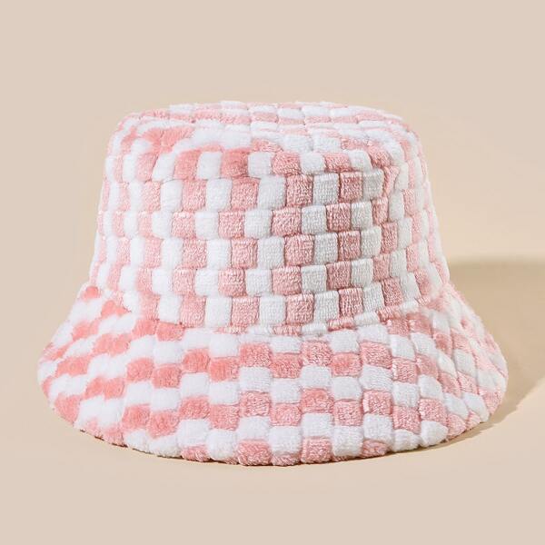 

Fluffy Bucket Hat, Pink