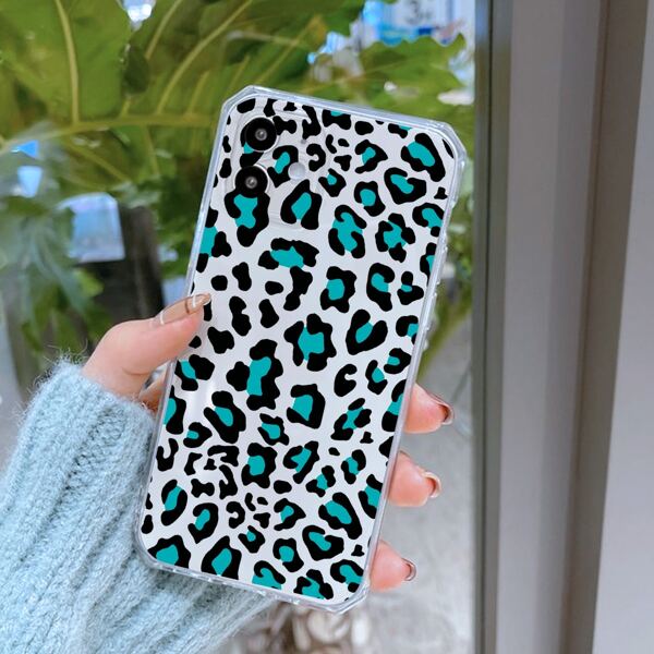 

Leopard Pattern Phone Case, Clear