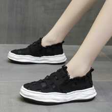 Rough Selvedge Slip On Sneakers