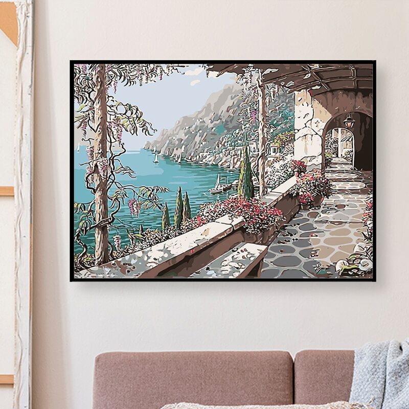 

Scenery Pattern Diamond Painting Without Frame, Multicolor