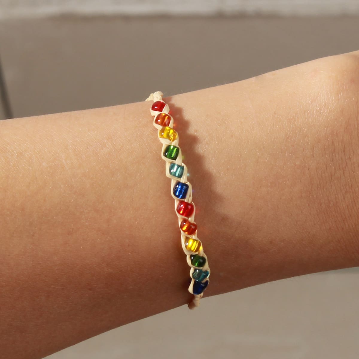 

Beaded Decor Bracelet, Multicolor