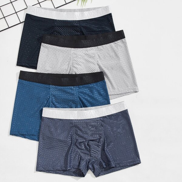 

Men 4pcs Boxer Brief, Multicolor