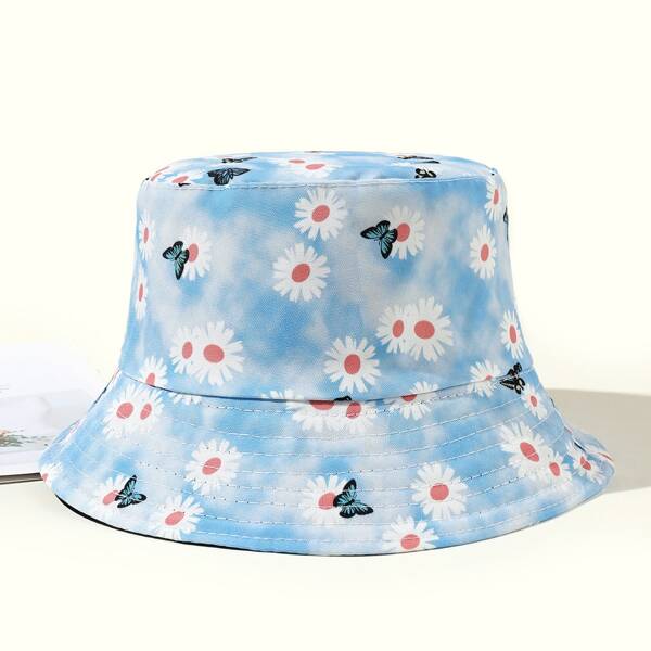 

Floral Print Bucket Hat, Multicolor