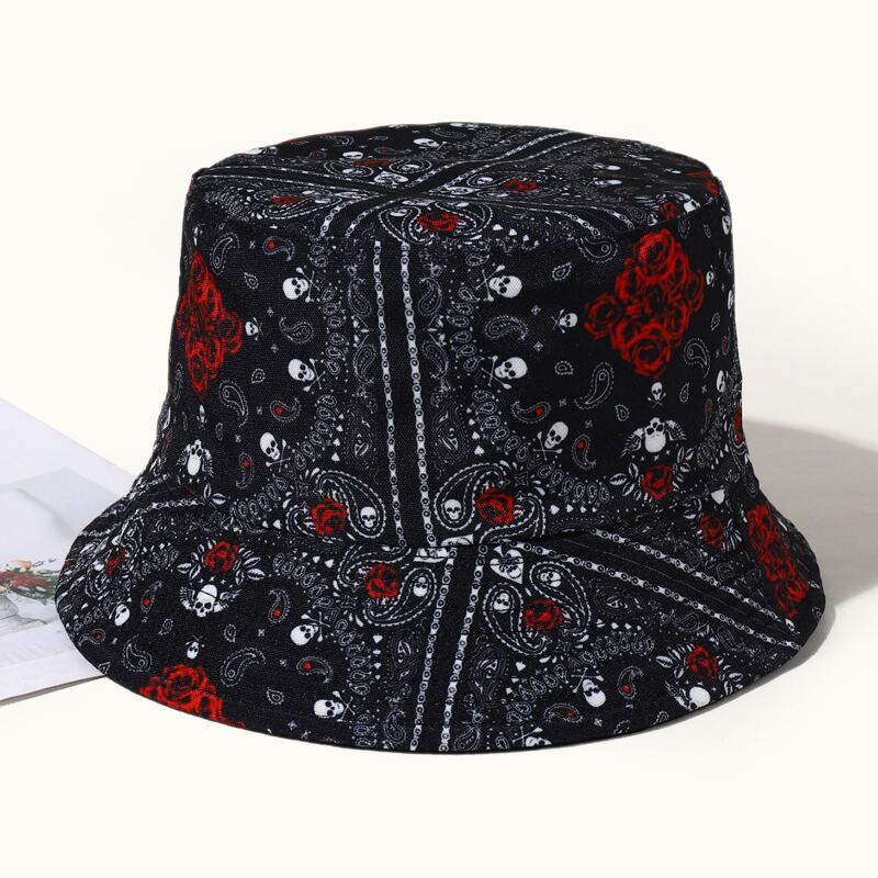 

Paisley Pattern Bucket Hat, Multicolor