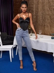 Áo hai dây Hấp dẫn - màu đen - Xem 3